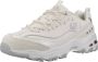 Skechers D'LITES LADIES NIGHT dames sneakers Wit - Thumbnail 2