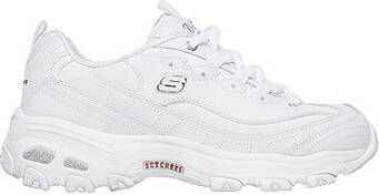 Skechers D'Lites Damessneakers Wit Roze � Comfortabele Retro Sportstijl Iconische Modetrend - Foto 2