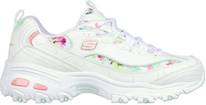 Skechers D'Lites-Blooming Fields 149794-WMLT Vrouwen Wit Sneakers - Foto 3