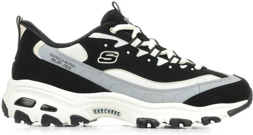 Skechers D'Lites-Smooth Nostalgia Dames Sneakers Zwart