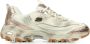 Skechers D'Lites-Vintage Vision Dames Sneakers Crème Goud - Thumbnail 3