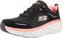 Skechers D'Lux Walker 2.0-Daisy Doll Dames Sneakers Zwart - Thumbnail 2