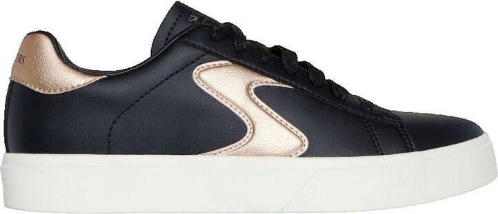 Skechers Eden LX-Beaming Glory 185016-BKRG Vrouwen Zwart Sneakers - Foto 4
