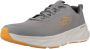 Skechers Sneaker Sport Heren EDGERIDE-REKZE Slip ins Vegan 232835 GRAY ORANGE - Thumbnail 3