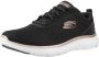 Skechers Flex Appeal 5.0 150206-BKRG Vrouwen Marineblauw Sneakers - Thumbnail 16