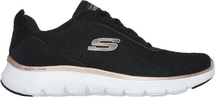 Skechers Flex Appeal 5.0 150206-BKRG Vrouwen Marineblauw Sneakers - Foto 4