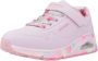 Skechers Uno Gen1 Fresh Blooms Meisjes Sneakers Roze - Thumbnail 2