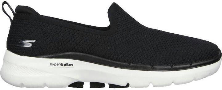 Skechers Go Walk 6 Clear Virtue 124505-BKW Vrouwen Zwart Sneakers Sportschoenen - Foto 2