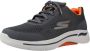 Skechers Go Walk Arch Fit 216116-CCOR Mannen Grijs Sneakers - Thumbnail 4