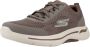 Skechers Go Walk Arch Fit-Idyllic Heren Sneakers Taupe - Thumbnail 2