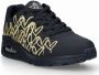Skechers Sneakers UNO-GOLDEN HEART Vrijetijdsschoen veterschoen met goudkleurige mylar borduursels - Thumbnail 4