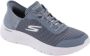 Skechers Slip-ins Go Walk Instappers blauw Textiel Dames - Thumbnail 9