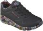 Skechers Sneakers met sleehak UNO-LOVING LOVE Vrijetijdsschoen lage schoen veterschoen met coole graffiti-print - Thumbnail 6