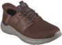 Skechers Bruine Slip-On Vegan Sneakers met Arch Support Brown Heren - Thumbnail 43