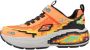 Skechers Mega-Craft 4K Jongens Sneakers Oranje - Thumbnail 2