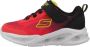 Skechers Meteor-Lights Krendox 401495N-RDBK voor een jongen Rood Sneakers Sportschoenen - Thumbnail 2