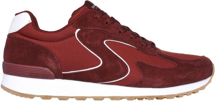 Skechers OG 85 Fresh n Kewl 183202-BURG Mannen Rood Sneakers Sportschoenen - Foto 2