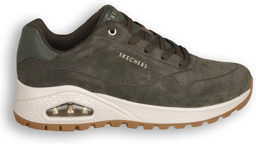 Skechers UNO RUGGED-CHILLPROOF Dames Veterschoenen Olive - Foto 14