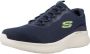 Skechers Moderne Sneakers voor Mannen Blue Heren - Thumbnail 3