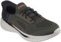 Skechers Slip-ins Slade Cohen Heren Instappers Olijfgroen - Thumbnail 4