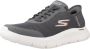 Skechers Go Walk Flex Hands Up Heren Instappers Grijs - Thumbnail 2