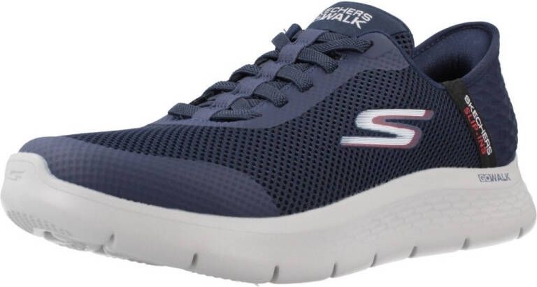 Skechers Instapper Hands-Free Slip-Ins Go Walk Flex 216324 NVY Blauw Machine Washable - Foto 10