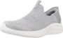 Skechers Slip-ins Ultra Flex 3.0M Smooth Step Dames Instappers Grijs - Thumbnail 4