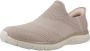 Skechers Slip-ins: Virtue Sleek 104425-TPE Vrouwen Zand Sneakers Sportschoenen - Thumbnail 11