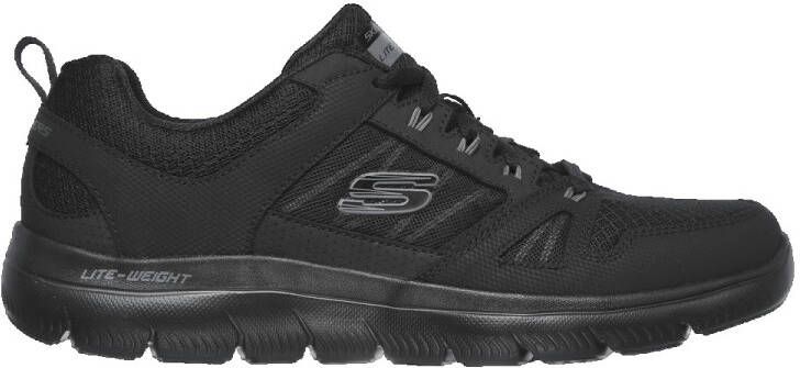 Skechers Summits New World 232069-BBK Mannen Zwart Sneakers - Foto 2