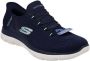 Skechers Slip-on sneakers SUMMITS-CLASSY NIGHT Slippers vrijetijdsschoen met comfortabele hielkussenfunctie - Thumbnail 3