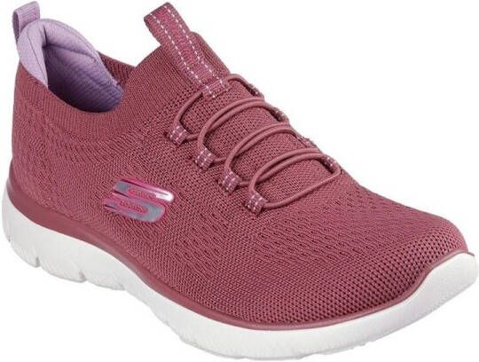 Skechers Slip-on sneakers Summits vrijetijdsschoen lage schoen slipper met flexibele tractionloopzool
