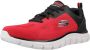 Skechers Sport Heren Track Broader Sneakers Heren Rood-Zwart 232698 RDBK - Thumbnail 3