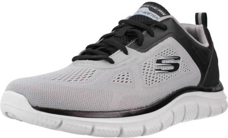 Skechers Track Ripkent heren sneakers grijs zwart Extra comfort Memory Foam - Foto 4