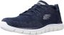 Skechers Track-Front Runner heren sneakers Blauw Maat Extra comfort Memory Foam41 - Thumbnail 11