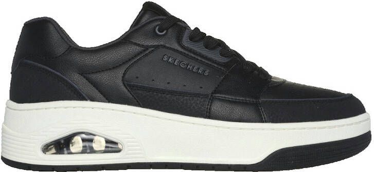 Skechers Uno Court Low-Post 183140-BLK Mannen Zwart Sneakers - Foto 2