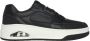 Skechers Uno Court Low-Post 183140-BLK Mannen Zwart Sneakers - Thumbnail 2