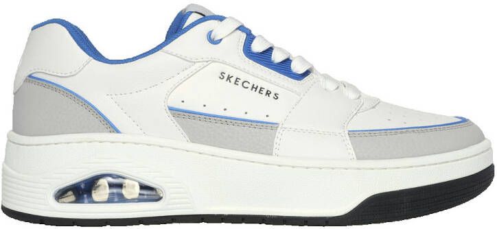 Skechers Heren Sneakers Wit Model 183140-WBL Perfect voor Actieve Wandelingen - Foto 2