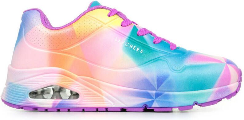 Skechers Uno Gen Prism Burst sneakers multi Meisjes Imitatieleer Meerkleurig 31 - Foto 7
