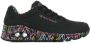 Skechers Sneakers met sleehak UNO-LOVING LOVE Vrijetijdsschoen lage schoen veterschoen met coole graffiti-print - Thumbnail 26