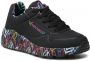 Skechers Sneakers met sleehak UNO-LOVING LOVE Vrijetijdsschoen lage schoen veterschoen met coole graffiti-print - Thumbnail 27
