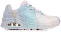 SKECHERS Sneakers laag 'Uno – Marble Marvel' lichtblauw goud violetblauw - Paars