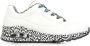 Skechers Uno Mini Drip 177959-WBK Vrouwen Wit Sneakers - Thumbnail 3