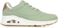 Skechers Uno Shimmer Away Dames Sneakers Groen - Groen