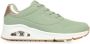 Skechers Slip-on sneakers UNO SHIMMER AWAY Slipper vrijetijdsschoen plateau sneaker met modieuze sleehak - Thumbnail 28