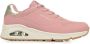 Skechers Skecher Street Uno Shimmer Away damessneaker 15196 ROS roze - Thumbnail 15