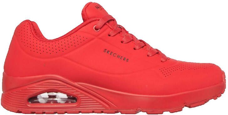 Skechers Heren Sport Casual UNO STAND ON AIR Sneakers Heren Rood - Foto 3