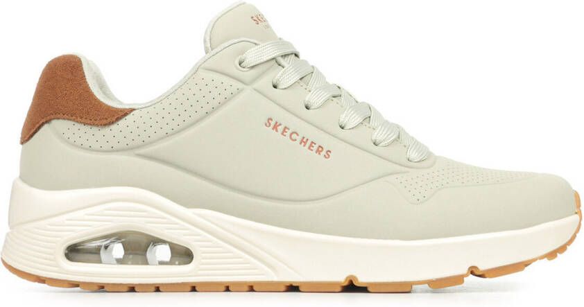 Skechers Uno Suited On Air Heren Sneakers Naturel - Foto 9