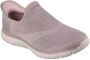 Skechers Slip-ins: Virtue Sleek 104425-TPE Vrouwen Zand Sneakers Sportschoenen - Thumbnail 3