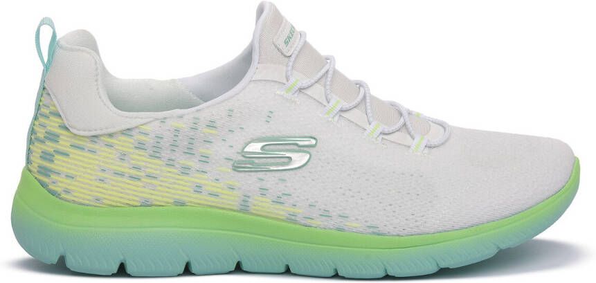 Skechers Slip-on sneakers Summits trainingsschoen sneaker instapper lage schoen met bungee-sluiting