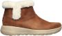 Skechers On the GO Joy Endeavor Dames Gevoerde Winterlaarzen Boots Bruin 144013-CSNT - Thumbnail 2